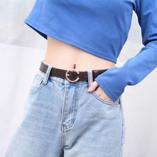 Pin Buckle Waistband Luxury Design Casual Trend Waist Strap Waist Decoration Women Trouser Dress Belts(black)3
