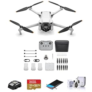 DJI-Mini-3-Drone-Fly-More-Combo-with-RC-N1-Controller-Bundle-with-32GB-microSDHC-Memory-Card-Aries-Strobe-Anti-Collision-Light-Foldable-Landing-Pad-Pro-Cleaning-Kit