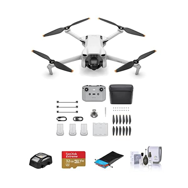 DJI-Mini-3-Drone-Fly-More-Combo-with-RC-N1-Controller-Bundle-with-32GB-microSDHC-Memory-Card-Aries-Strobe-Anti-Collision-Light-Foldable-Landing-Pad-Pro-Cleaning-Kit DJI-Mini-3-Drone-Fly-More-Combo-with-RC-N1-Controller-Bundle-with-32GB-microSDHC-Memory-Card-Aries-Strobe-Anti-Collision-Light-Foldable-Landing-Pad-Pro-Cleaning-Kit