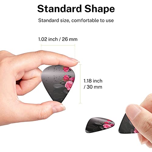 Spa Stone and Rose Flowers Lot de 6 médiators pour guitare acoustique, guitare électrique, basse, ukulélé – fins, moyens… - Les Beatles, Paul McCartney, John Lennon, RIngo Starr, George Harrison Spa Stone and Rose Flowers Lot de 6 médiators pour guitare acoustique, guitare électrique, basse, ukulélé – fins, moyens… – Image 8