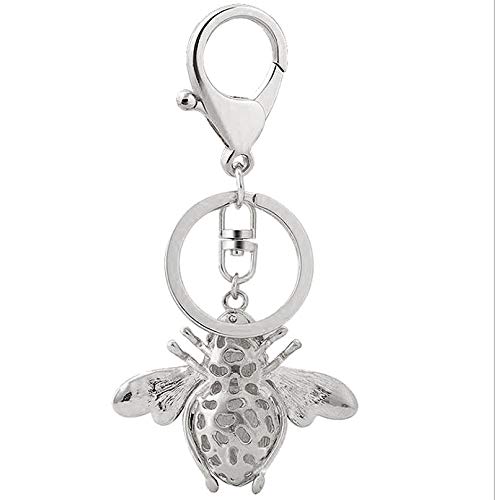 Porte-clés Abeille KREATIONS Avec Strass Et émail - Décoratif Pour Clés, Sac Ou Voiture - Cadeau Tendance - 7