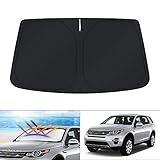 KUST Windshield Sun Shade for Land Rover Discovery Sport 2014-2019 Accessories Custom Fit Sunshade Foldable Window Sun Visor Protector Blocks UV Rays Keep Your Car Cooler