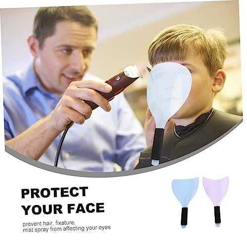Protector facial para peluquería 2 piezas transparente miniatura 5