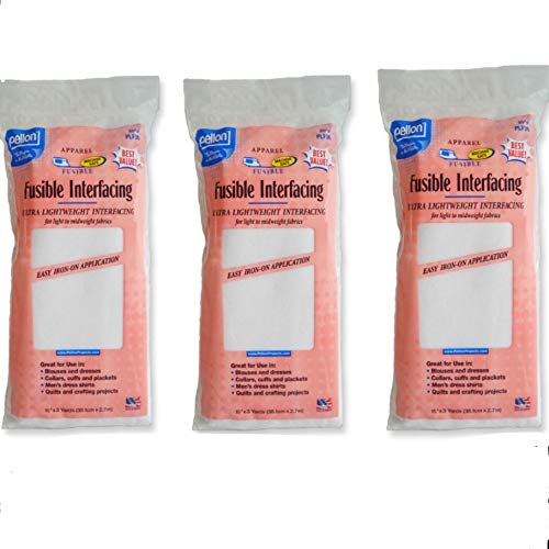 White Fusible Interfacing 3-Pack #1