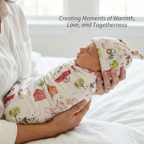 Image of Swaddles for Newborns Baby Blanket Set Ultra-Soft 95% Bamboo Viscose Baby Swaddle for 0-3 Months | Newborn Essentials Must Haves Bamboo Viscose Swaddle Blankets
