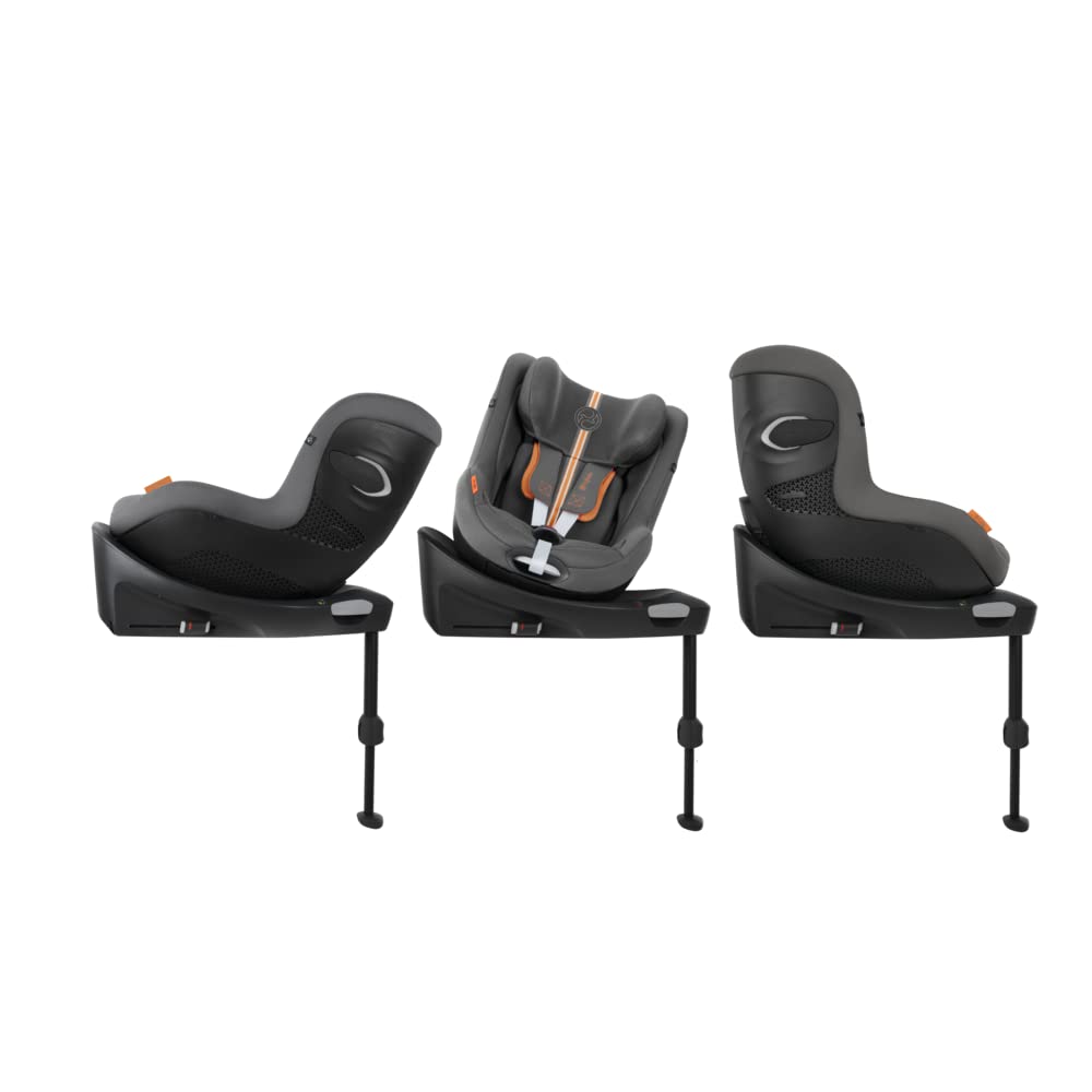 CYBEX Gold Seggiolino Auto Sirona Gi i-Size Plus con Base Integrata, Per Bambini da circa 3 Mesi a 4 Anni, Max. 20 kg, 61 - 105 cm, Lava Grey