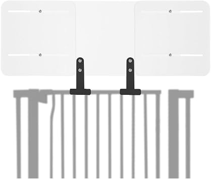 Lumizone Pet Gate Height Extension Kit 13.4" H Black