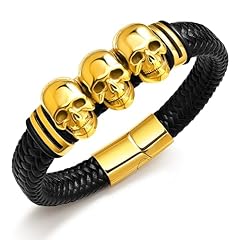 C+Gold Plated Skull