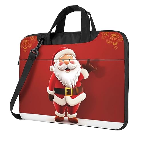 Sac ordinateur imprimé Père Noël à offrir en cadeau idéal pour les fêtes de fin d'année