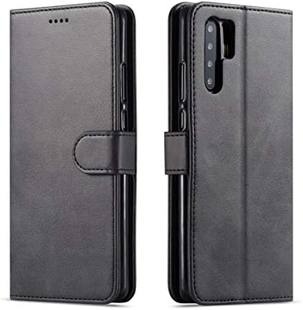 ZTOFERA Wallet Case for HUAWEI P30 Pro,Ultra Slim [Magnetic Closure] Retro Vintage Leather TPU Folio Inner Flip Wallet Stand with [Card Slots] Case Cover for HUAWEI P30 Pro - Black
