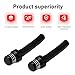 Zigeiya 2 PCS Car Fuel Tank Cap Breather Hoses, CNC Alloy Anti-leakage Vent Hose, Flexible Fuel Can Valve Tube, Universal Retrofit Accessory for 50cc 110cc 70cc 125cc ATV Dirt Bike Motorcycle (Black)