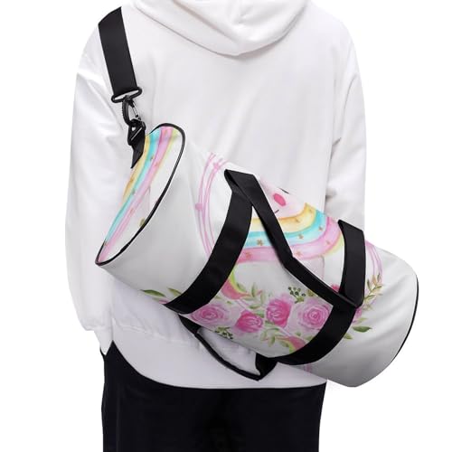 Sac gym licorne aquarelle compact pour optimiser vos affaires - 6