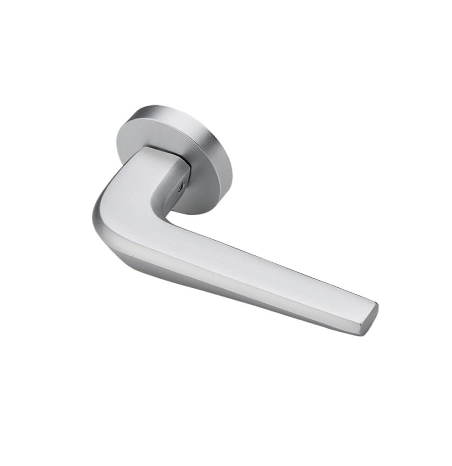 Serrure de porte magnétique en aluminium noir pour chambre