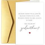 Godmother Proposal Card, Will You Be My Godmother Card, God Mother Asking Card, Will You Be My God Mother Card, Godmother Proposal Gifts for Women