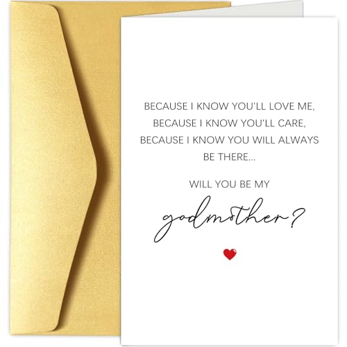 Godmother Proposal Card, Will You Be My Godmother Card, God