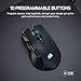 Corsair IRONCLAW Wireless SE Gaming Mouse – 26,000 DPI, Ergonomic Design for Larger Hands, 10 Programmable Buttons, for MOBA, FPS, MMO – Black