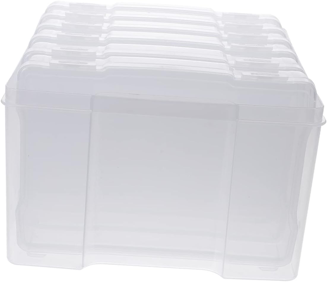 OHPHCALL 1set Multi-Functional Photo Storage Boxes Individual Organizers for Cards and Photos for Keeping Your Desk Tidy and Organized