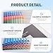 WORPSON 20 Pack, Clear Report Covers with Sliding Bar, 35-Sheet Capacity – Presentation Folders for A4 Sheets Size, Resume & Document Binders for Office, School, Business (Purple)