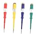 4pcs Electric Screwdriver Hot Wire Tester Electric Pen Volt Stick Pen Voltage Detector Pen Electric Tester Pen Contact Voltage Tester Pen Tester Electric Sensitive Probe Pen Steel