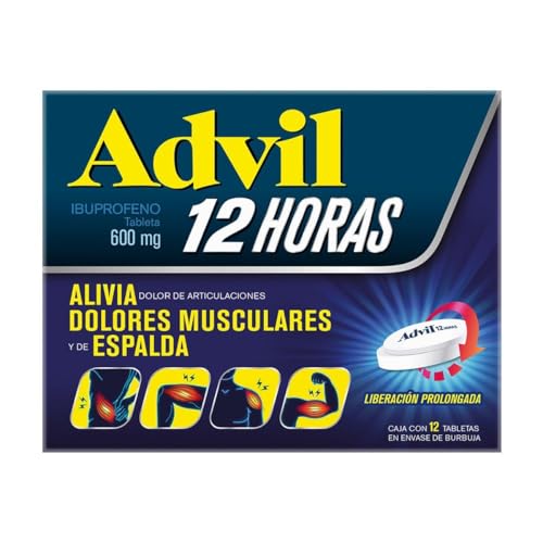 Advil 12 Horas 600 mg Analgésico 12 tabletas
