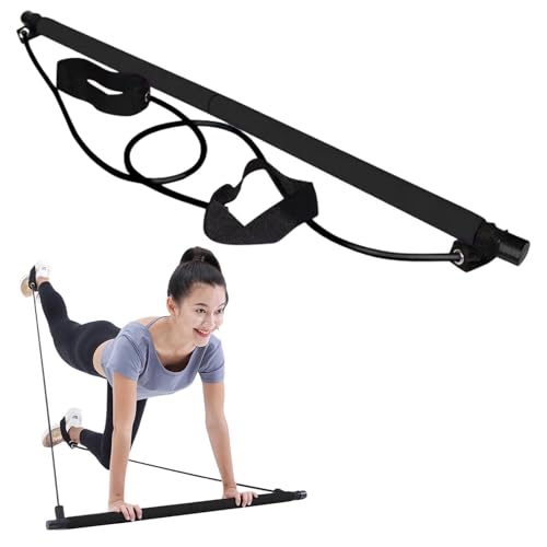 Pilates Bar Kit mit Widerstandsband,Tragbar Widerstandsbänder Stange PilatesBar für Zuhause und Fitnessstudio,Bodybuilding Yoga Pilates Stick mit Fußschlaufe,Damen Herren Fitness Stange Workout Pilates Bar Kit mit Widerstandsband,Tragbar Widerstandsbänder Stange PilatesBar für Zuhause und Fitnessstudio,Bodybuilding Yoga Pilates Stick mit Fußschlaufe,Damen Herren Fitness Stange Workout