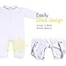 HAPIU Baby Boy Baptism Outfit with Hat Christening Outfit-Cross Detail, 6-9M, Pure White
