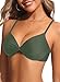 Aqua Eve Womens Underwire Bikini Top - Push Up Swim Top Twist Front Crisscross Back Swimsuit 2026 Olive Green M