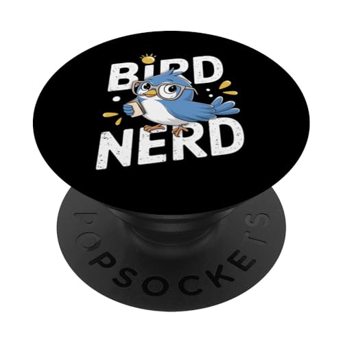Birdwatching Birder Cool Bird Nerd Ornithologue PopSockets PopGrip Adhésif