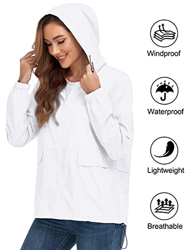 Rainwear Poncho For Women Portable And Reusable Ponchos Rain Jackets For Outdoor Small #TOP4
