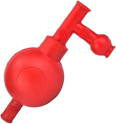 ULTECHNOVO 3 bolas de succión cuantitativa Bombilla de llenado de pipeta Suministros de laboratorio Equipo de laboratorio Bombilla cuentagotas de