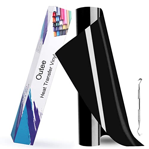 Outee Black HTV Vinyl 12