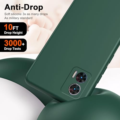 WOKEZ Telefonfodral för Motorola Edge30 Neo - Ultratunn TPU Grön
