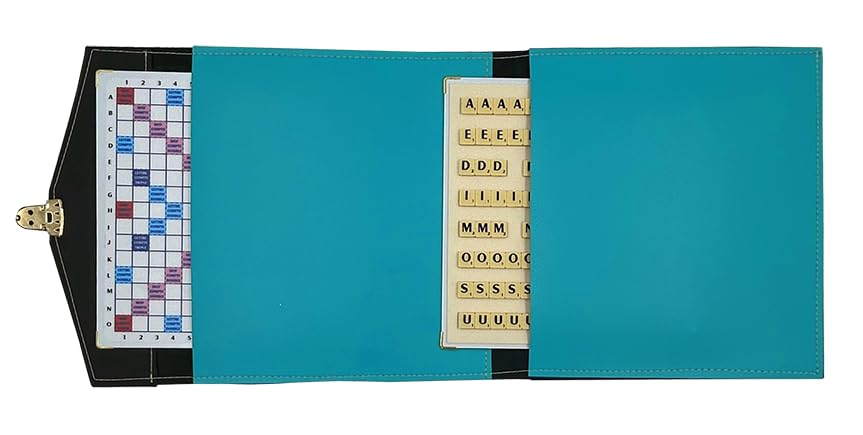 Scrabble De Voyage Magnétique Officiel - Version Française Avec Housse - Idéal Pour Famille Et Clubs - Made In France