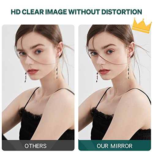 ISTRIPMF Round Mirror Black, 30 Inch Circle Mirror for Wall with Metal Framed, Wall Mounted Circular Mirror Tempered Glass for Bathroom, Bedroom, Living Room, Farmhouse - Image 3