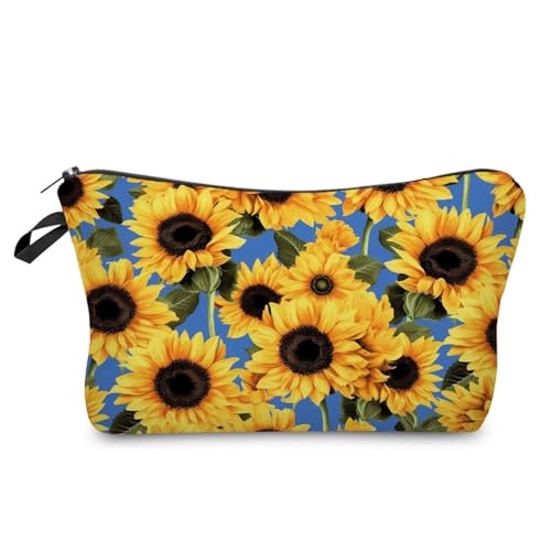 Livel lhood Sunflower Cute Small Makeup Bag