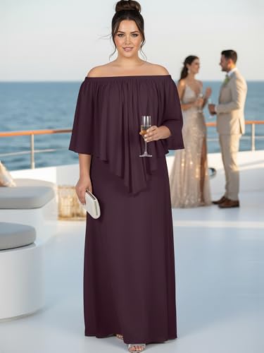Image of KOH KOH Womens Strapless Off Shoulder Flattering Cocktail Maxi Dress Gown