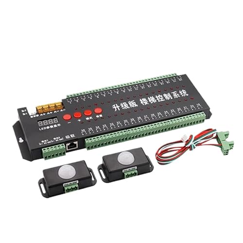 Contrôleur ruban LED intérieur WS2812B programmable DC5-24V pour animation marche par marche