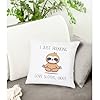 Udinaz I Just Freaking Love Sloths Okay Funny Yoga Sloth 18 x 18 Inches Throw Pillow Covers,Bedroom Living Room Girls Room Home Decor,Sloth Lovers Girls Women Gifts #3