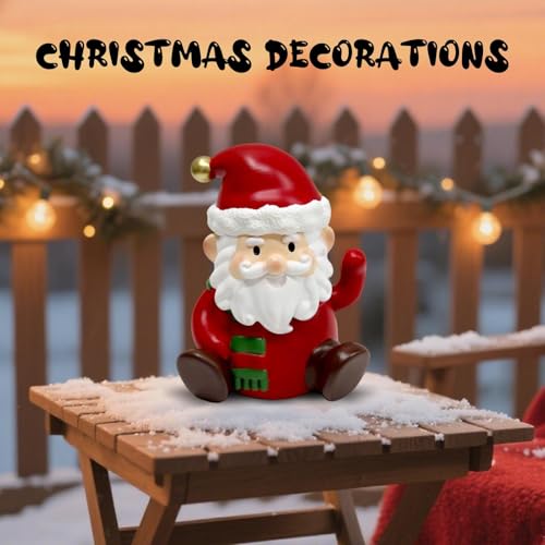 Figurines de Noël stables pour étagère et bureau encombré - 3