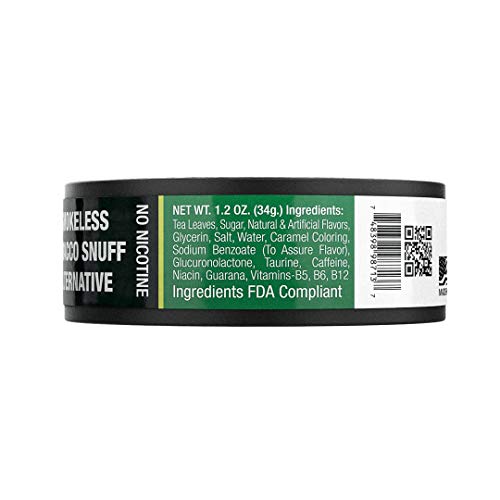 BaccOff, Wintergreen Energized Fine Cut, Premium Tobacco Free, Nicotine Free Snuff Alternative (5 Cans) - Thumbnail 7