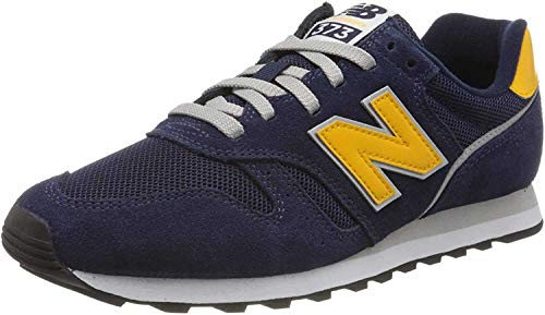 Image of New Balance Men's Low-Top Trainers, Blue Navy Yellow Aa, 9.5