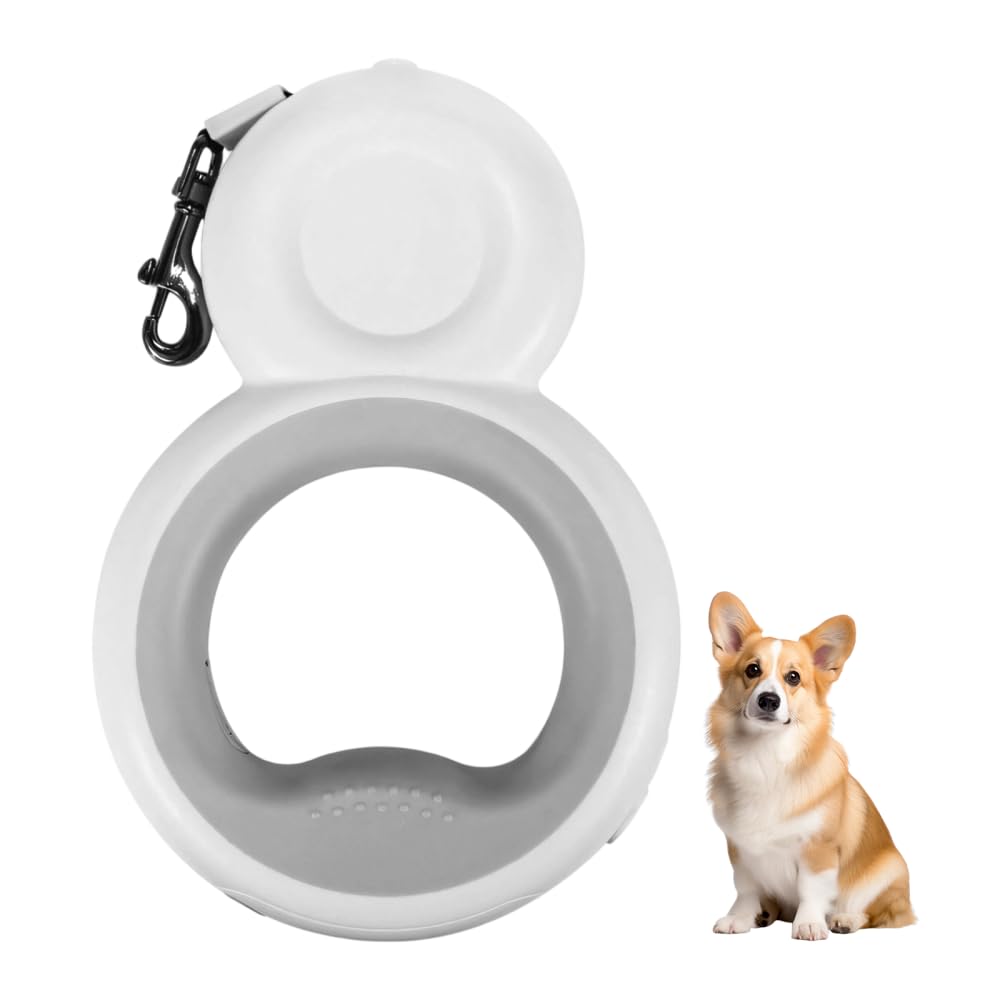 Laisse Rétractable pour Chien de 3 M (9,8 Pi),en Nylon ABS Robuste Anti-nœuds,avec Lumière LED,pour Chiens de Petite,Moyenne et Grande Taille