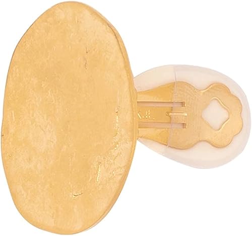 Miniatura 3 de Kenneth Jay Lane Pendientes de clip de botón con textura de satén cepillado