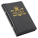 Stock de collection de pièces de monnaie : la couverture du livre de collection est faite de , avec des bords et des coins arrondis, sans couper les mains, support de stockage de pièces de monnaie