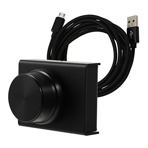 Controlador de volumen USB con luz LED y cable de 2 metros para PC de escritorio