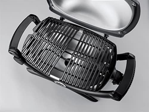 Weber Q1400 Electric Grill | Original Electric BBQ | Table Top Barbeque with Lid | Porcelain-Enamelled Bowl & Cast Iron Grates | Portable & Compact BBQ | Electric Outdoor Stove - Grey (52020074)