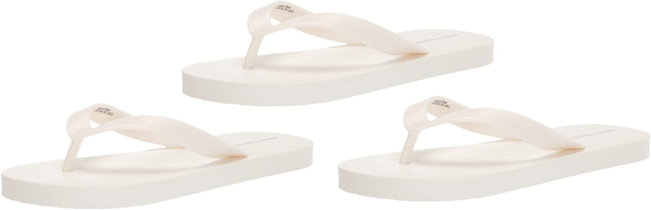 Amazon EssentialsUnisex Kids' Flip Flops, Pack of 3