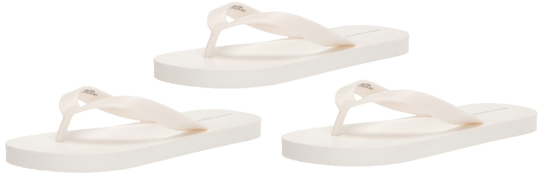 Amazon EssentialsUnisex Kids' Flip Flops, Pack of 3