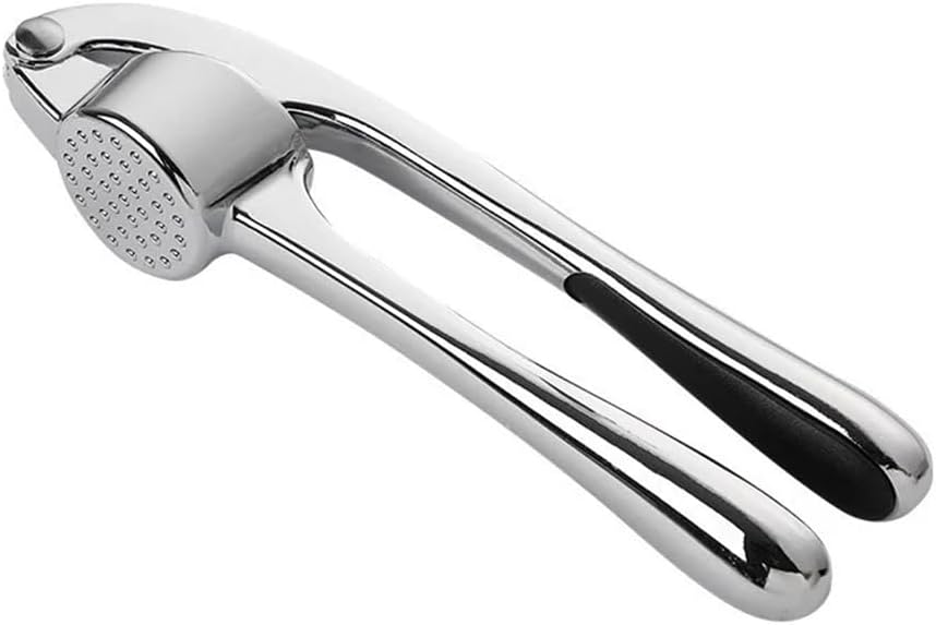 Premium Garlic Press Set -Easy-to-Use Garlic Press and Ginger Crusher Easy-Squeeze, Easy-Clean with Soft, Silicone Garlic Peeler & Brush , Heavy Duty Garlic Mincer