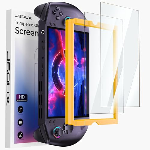 JSAUX 2-Pack Screen Protector for Legion Go S 8 Handheld 2025 Easy to Install with Guiding Frame 8 inch Full Coverage Anti-Scratch Ultra HD Tempered Glass Protector Accessories